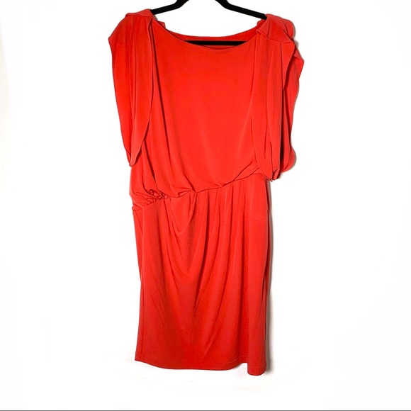 Vince Camuto red flutter sleeve dress - Picture 1 of 4